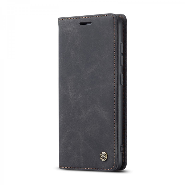 CaseMe Slim Lompakkokotelo Samsung Galaxy S22 Plus Musta