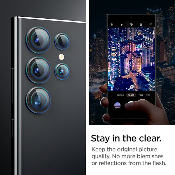 Spigen Samsung Galaxy S24 Ultra EZ Fit Optik Pro Lens Protector