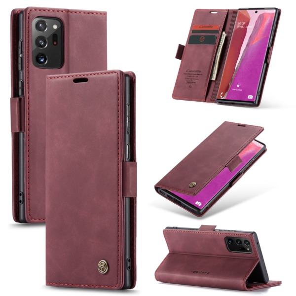 CaseMe Slim Wallet Case Galaxy Note 20 Ultra Red