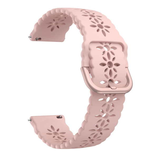 Blomster silikonearmbånd til Samsung Galaxy Watch FE Rosa