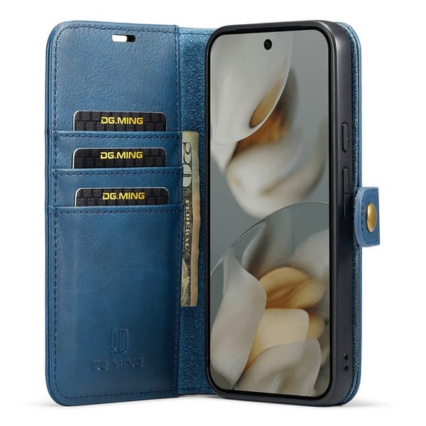 DG.MING 2-i-1 Magnetiskt Plånboksfodral Google Pixel 10 Pro Blå