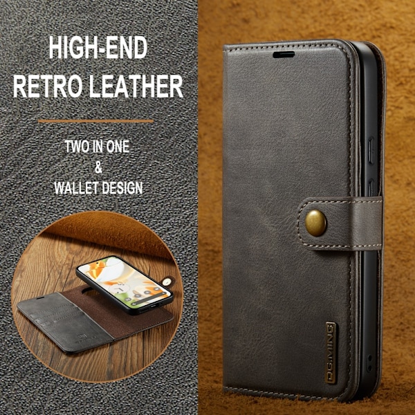 DG.MING 2-in-1 Magnet Wallet Google Pixel 9 Brown