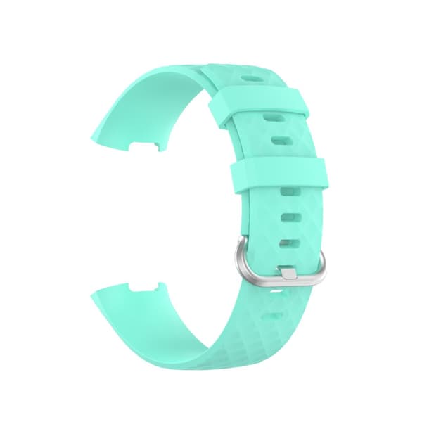 Silikonerem til Fitbit Charge 3/4 Cyan