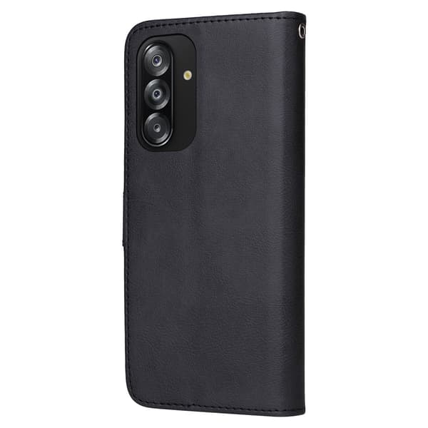 Läder Magnetfodral Samsung Galaxy A17 Svart