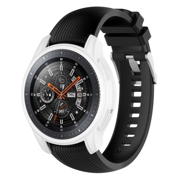 Silikonikuori Samsung Galaxy Watch 46mm/Gear S3 Frontier White -kellolle