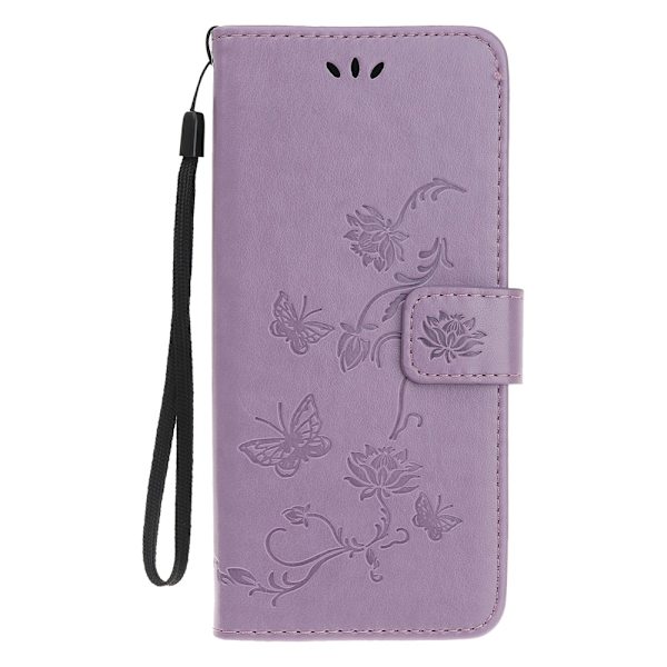Læderetui Sommerfugle iPhone 11 Lilla