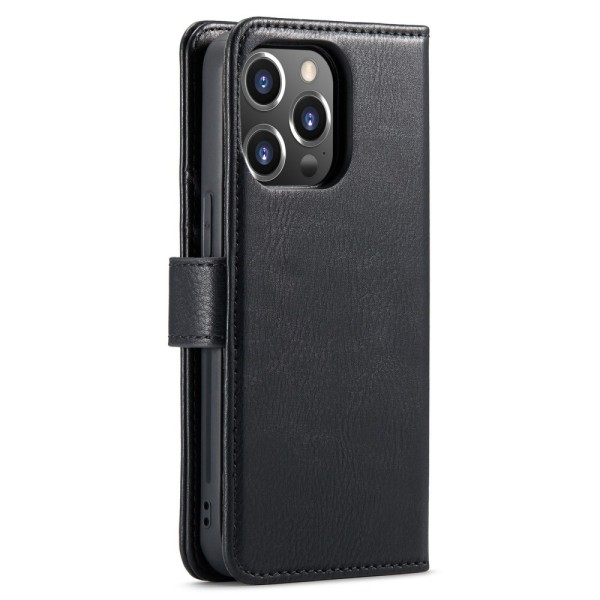 DG.MING 2-in-1 Magnet Wallet iPhone 14 Pro Max Black