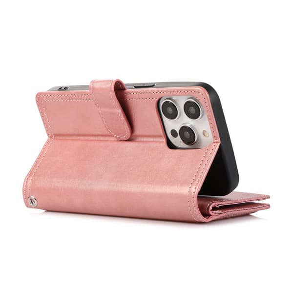 Plånboksfodral Multi-Slot iPhone 15 Pro Max Roséguld