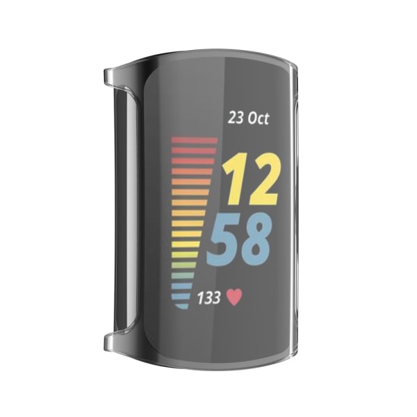 Täysi peittävä TPU Cover Fitbit Charge 5 läpinäkyvä