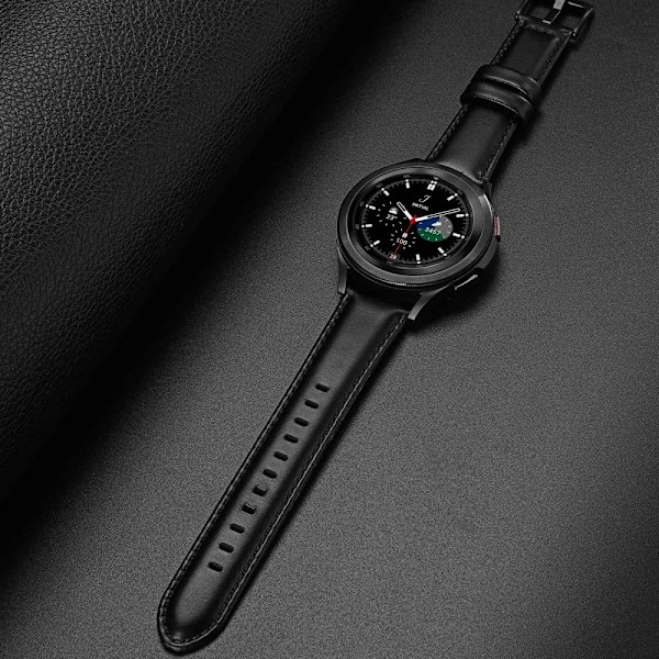 Dux Ducis Læderrem Samsung Galaxy Watch 6 44mm Sort