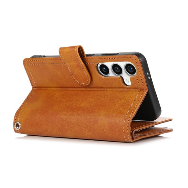 Plånboksfodral Multi-Slot Samsung Galaxy S24 Cognac