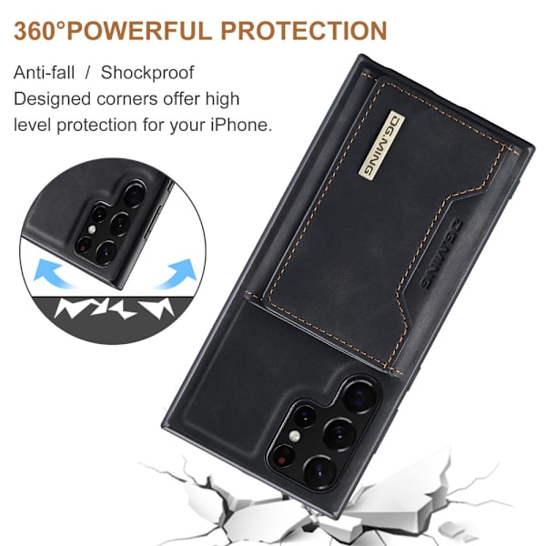 DG.MING 2 in 1 Magnetic Card Slot Case Samsung Galaxy S24 Ultra