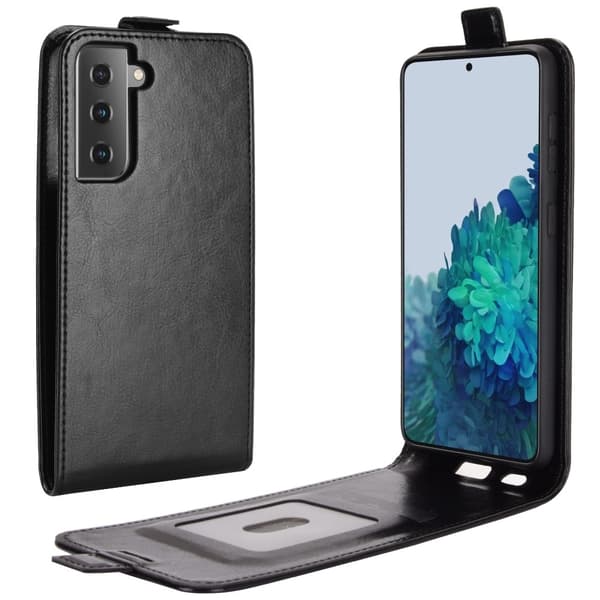 Flip Cover Læder Samsung Galaxy S21 Plus Sort