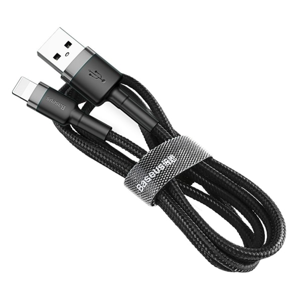 Baseus Lightning Kabel Ekstra Lang 3 Meter Sort