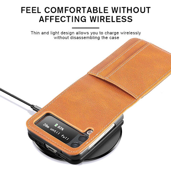 Mobilcover Samsung Galaxy Z Flip 4 Cognac