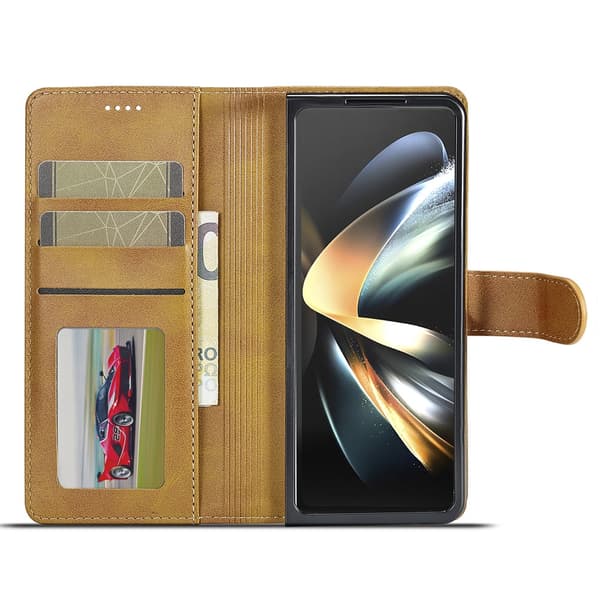 LC.IMEEKE Pungetui Samsung Galaxy Z Fold 6 Cognac
