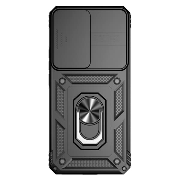 Hybridskal Xiaomi 12T Pro Ring + Kameraskydd Svart