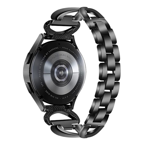 Rhinestone Krystalarmbånd Samsung Galaxy Watch 7 44mm Sort