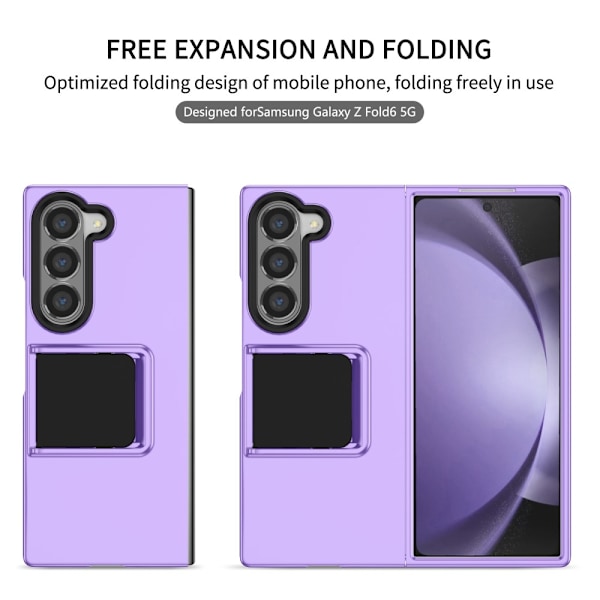 Kickstand Cover Samsung Galaxy Z Fold 6 Lilla