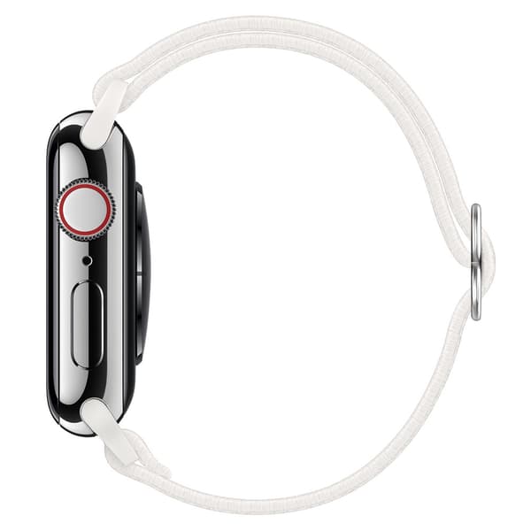 Elastiskt Nylonarmband Apple Watch Ultra 2 49mm Vit