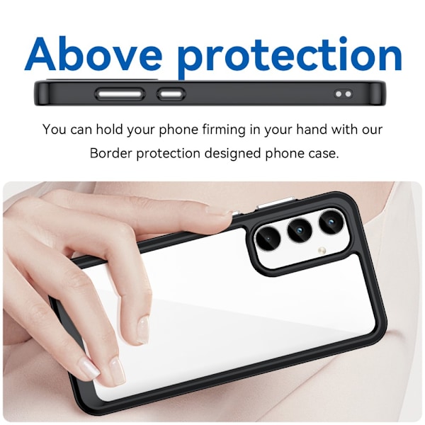 Hybrid Edge Cover Samsung Galaxy A35 Sort