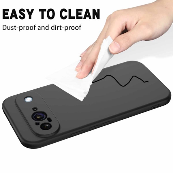 Silikoneskærm Google Pixel 9 Sort