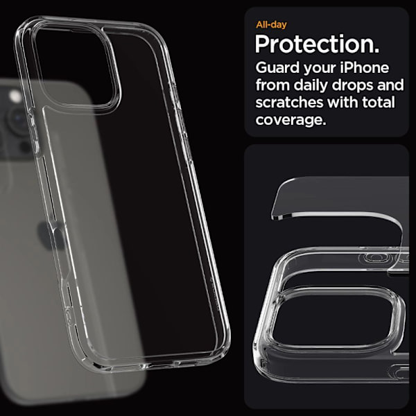 Spigen iPhone 16 Pro Case Ultra Hybrid Crystal Clear