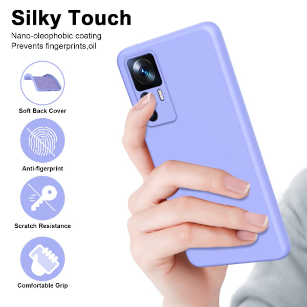 Silikoni kuori Xiaomi 12T Pro Lila