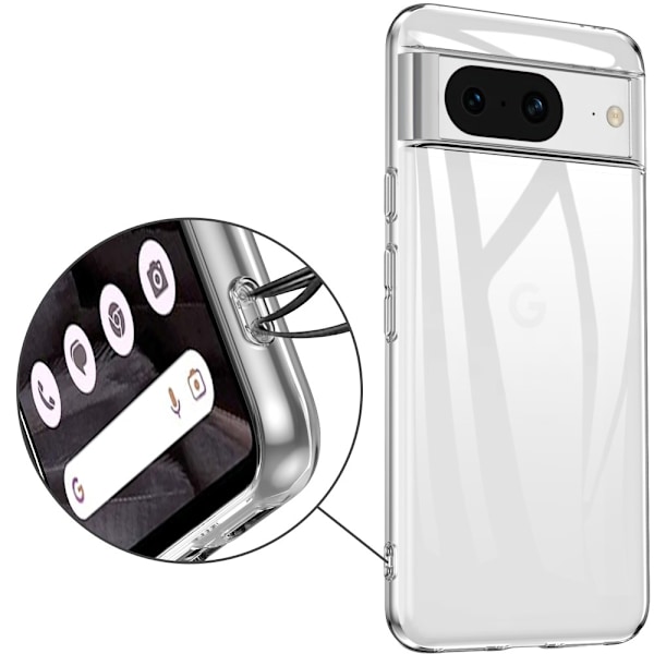 Google Pixel 8 Case TPU Clear