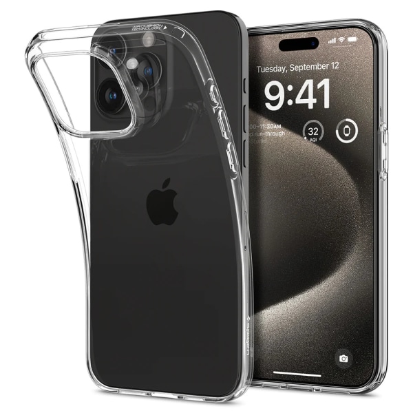 Spigen iPhone 15 Pro Max Liquid Case Crystal Clear