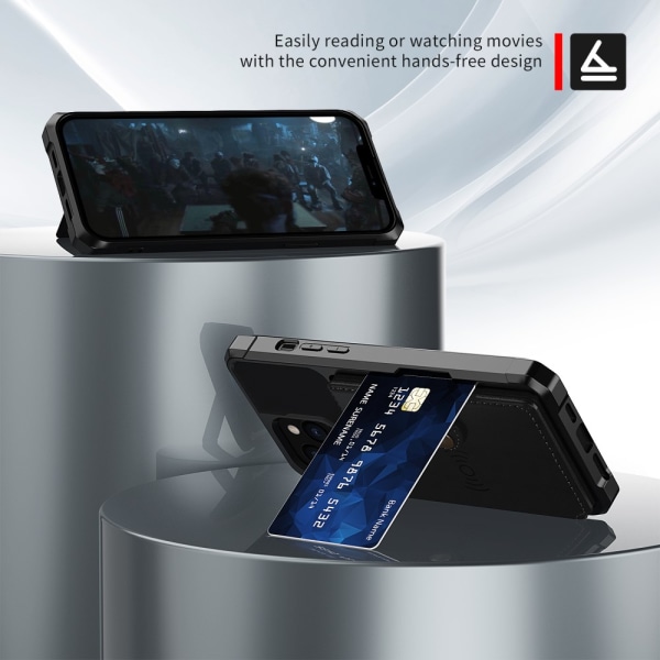 Multi-Slot Skal iPhone 13 Pro Max Sort