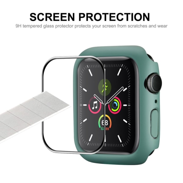 Hat Prince Skal och Skärmskydd Apple Watch 45mm Series 9 Grön