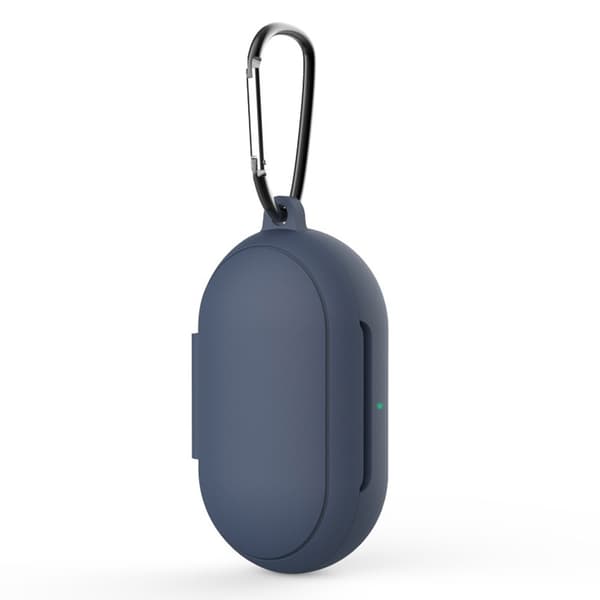 Silikoneskal med karabinhage Galaxy Buds/Buds Plus Blå