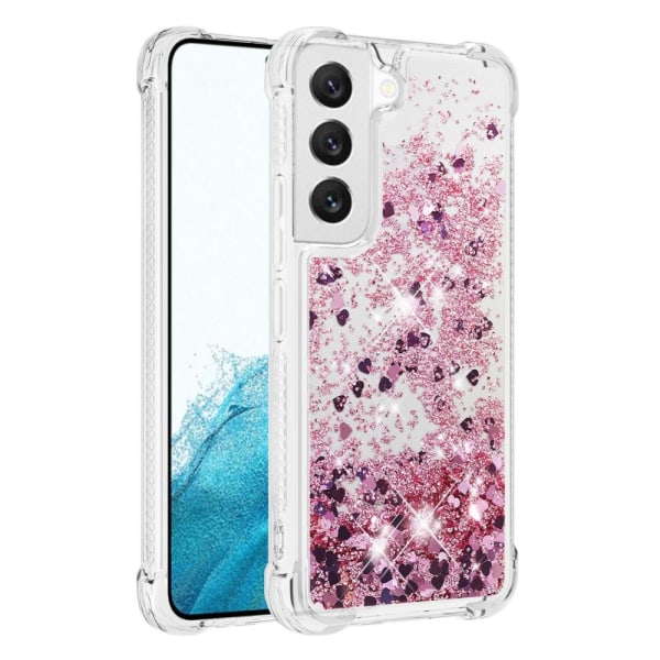 Glitter Bling TPU -kuori Samsung Galaxy S23 Plus -ruusukulta