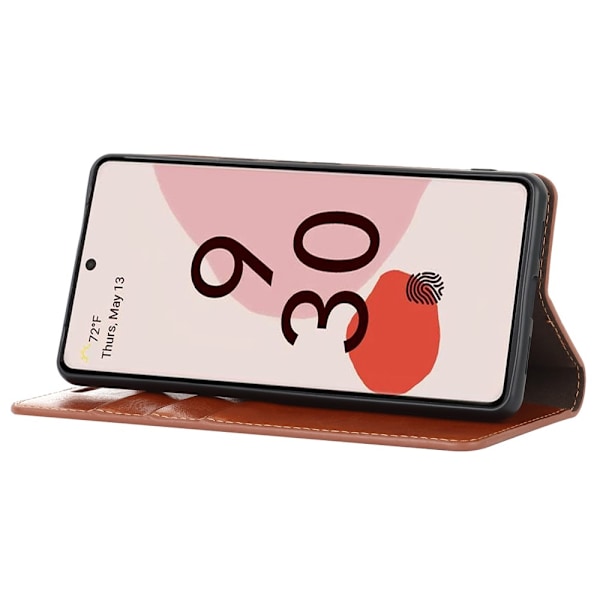 Mobilfodral Google Pixel 7 Äkta Läder Brun