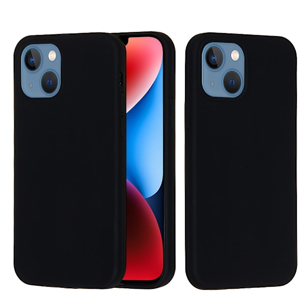 Silikonikuori iPhone 15 Plus Musta