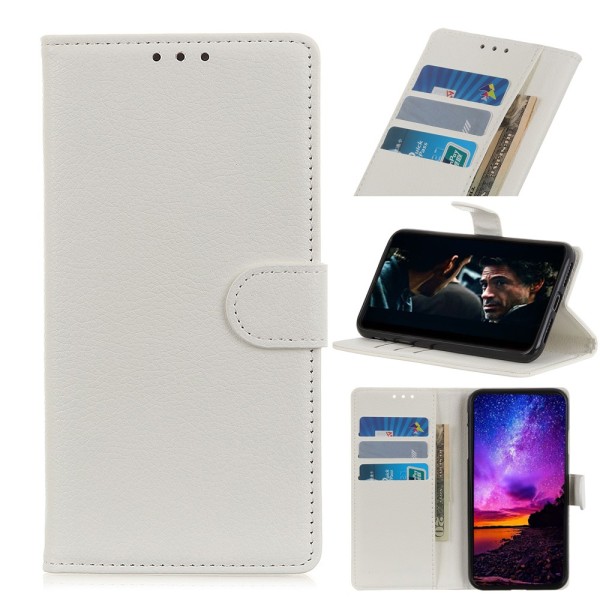 Mobilfodral Läder Samsung Galaxy Note 20 Ultra Vit