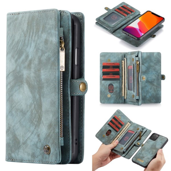 CaseMe Wallet -kotelo, monipaikkainen iPhone 11 Pro Max, sininen