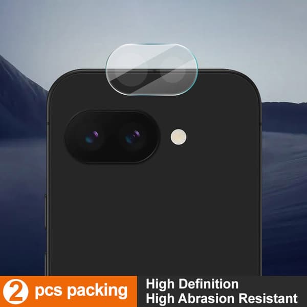 Imak 2 Pack Härdat Glas Kameraskydd Google Pixel 9a Transparent