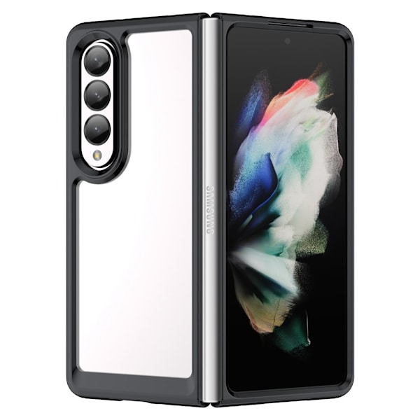 Edge Crystal Hybrid Case Samsung Galaxy Z Fold 4 Svart