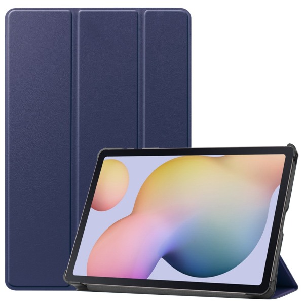 Samsung Galaxy Tab S7/S8 Fodral Tri-fold Mörkblå