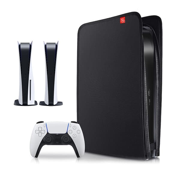 Støvbeskyttelse til PlayStation 5-konsol - Sort
