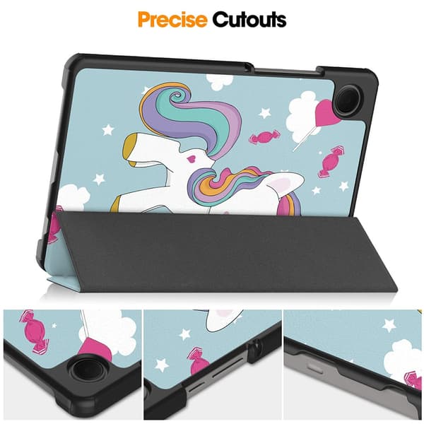 Samsung Galaxy Tab A11 Cover Tri-fold Unicorn