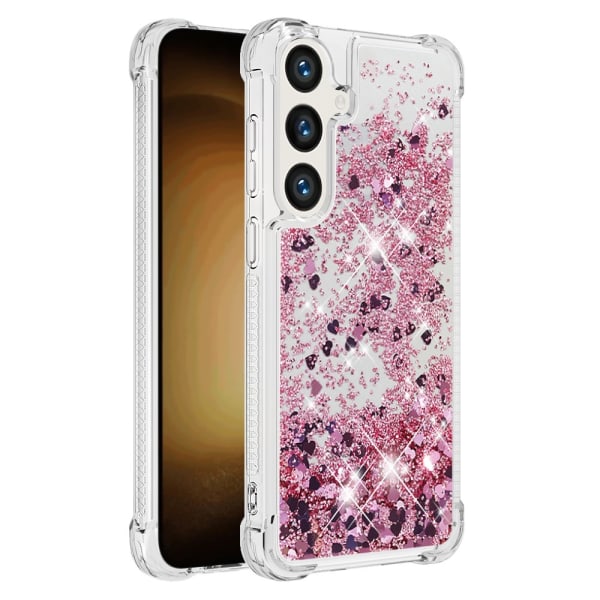 Glitter Bling TPU Case Samsung Galaxy S24 Plus Roséguld