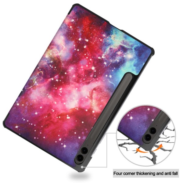 Samsung Galaxy Tab S9 FE Plus etui Tri-fold Stjernehimmel