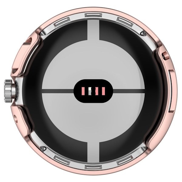 Skal Google Pixel Watch 2 Hårdplast + Glas Roséguld