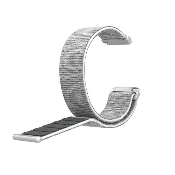 Nylonarmband Fitbit Versa/Versa 2 Silver