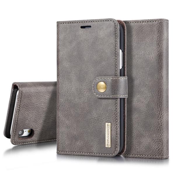 DG.MING 2-i-1 Magnet Pung iPhone XR Brun
