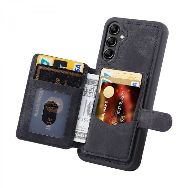 Multi-Slot Skal RFID-beskyttelse Samsung Galaxy A14 Sort