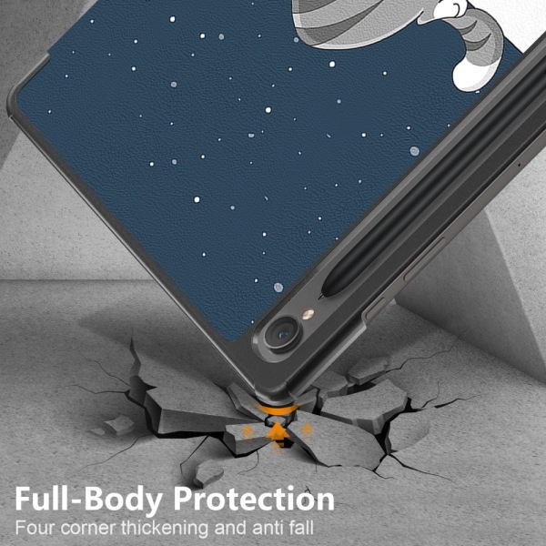 Samsung Galaxy Tab S9 Fodral Tri-fold Katt